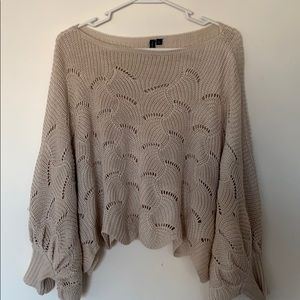 Tan/cream shawl